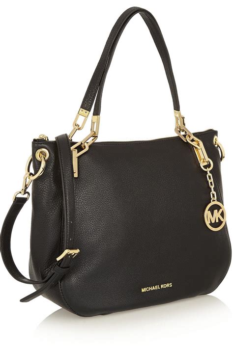 michael kors brooke large leather shoulder bag|Michael Kors shoulder crossbody bag.